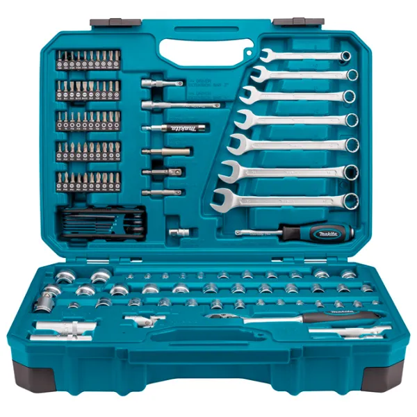 Set scule Makita E-06616 Cantitatea în set: 120 photo 3 Set scule Makita E-06616 Cantitatea în set: 120 photo 3