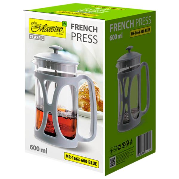 Френч-пресс Maestro Mr-1663-600 0.6л / Прозрачный photo 6