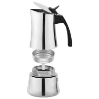 Гейзерная кофеварка Maestro Mr-1668-2 0.1л / Алюминий / Нержавеющая сталь photo 2