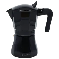 Cafetieră gheizer Maestro Mr-1658-6 0.3l / Aluminiu / Black