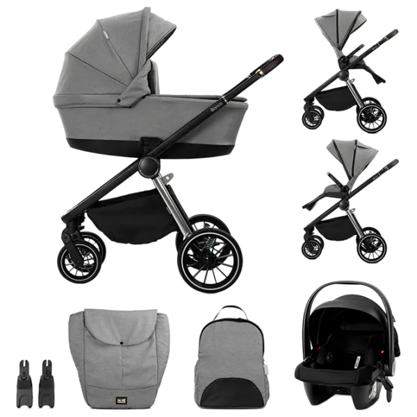 Детская коляска Lorelli Bianca 10022012506/ Серый photo 9