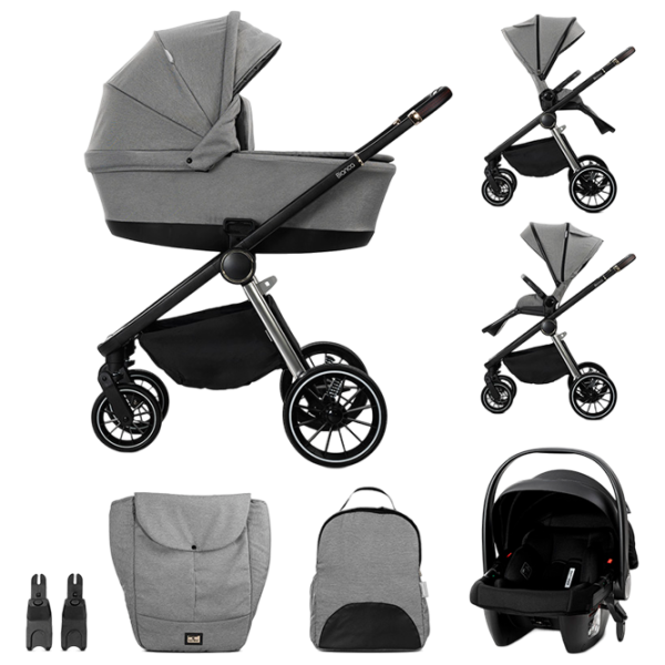 Детская коляска Lorelli Bianca 10022012506/ Серый photo 9