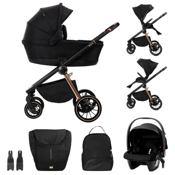 Детская коляска Lorelli Bianca 10022012501/ Черный photo 9