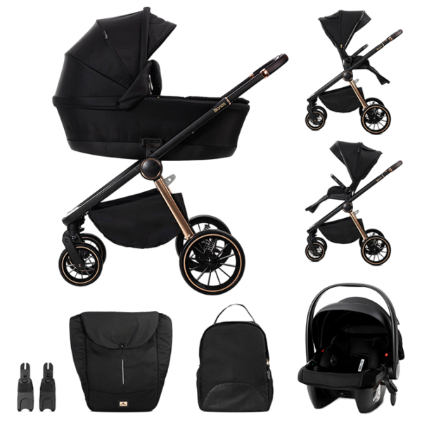 Детская коляска Lorelli Bianca 10022012501/ Черный photo 9