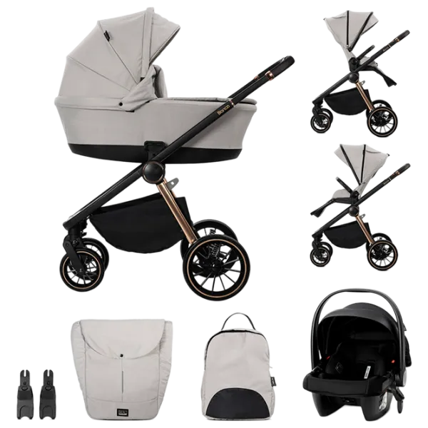 Детская коляска Lorelli Bianca 10022012507/ Бежевый photo 9