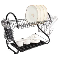 Сушилка для посуды Maestro Mr-1025-53  Металл / Черный