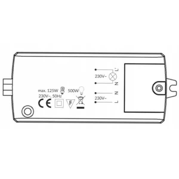 Senzor de proximitate ORNO ORCR279  White photo 2