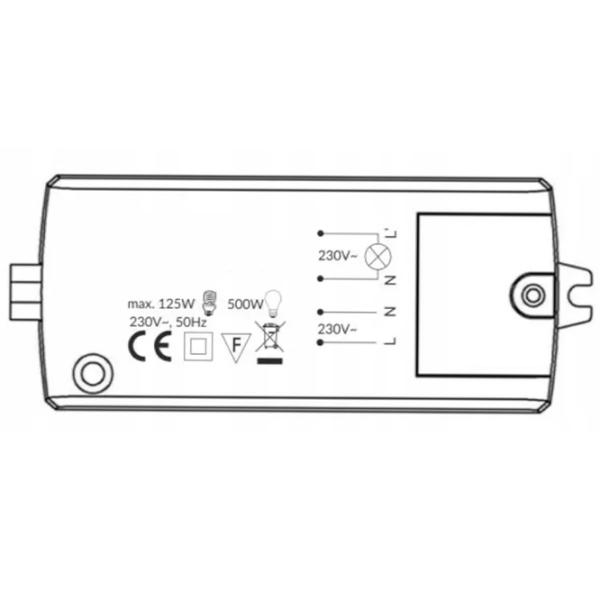Senzor de proximitate ORNO ORCR279  White photo 2