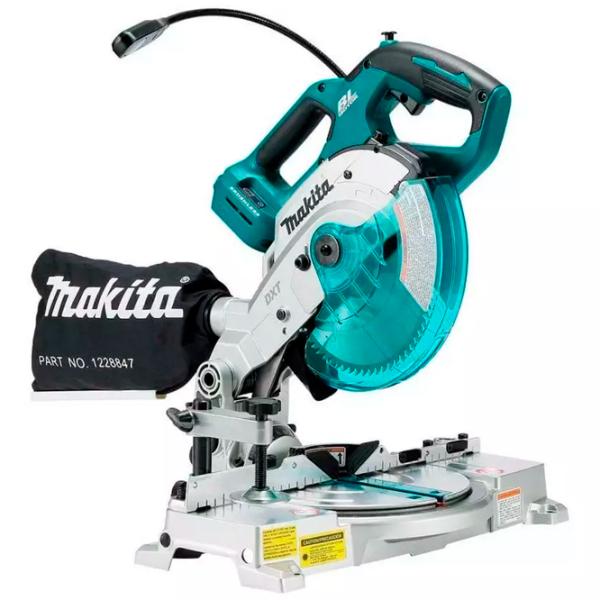 Fierăstrău pentru tăieri înclinate Makita DLS600Z 165 mm / Green photo 1