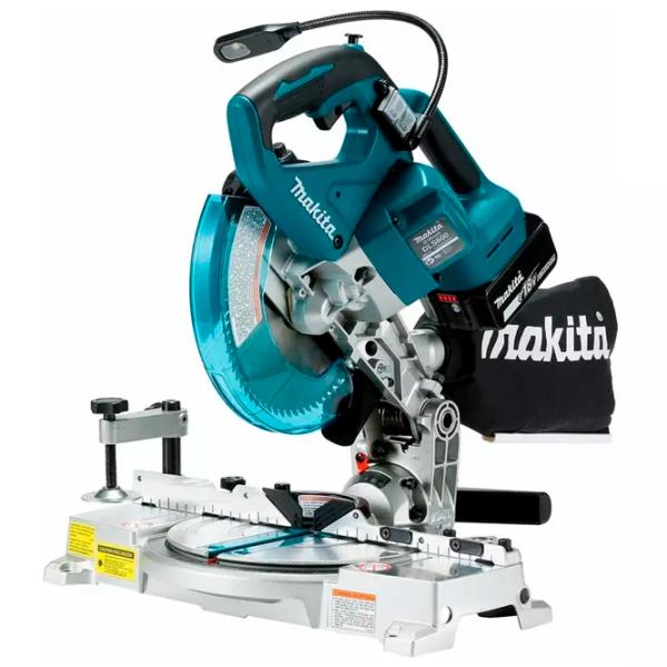 Fierăstrău pentru tăieri înclinate Makita DLS600Z 165 mm / Green photo 5