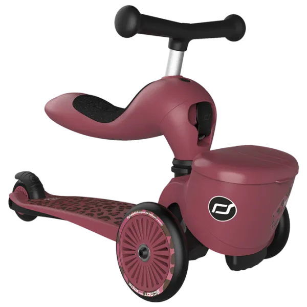 Детский трёхколёсный самокат Scoot and Ride Highway Kick 1 Lifestyle () / Пурпурный photo 1