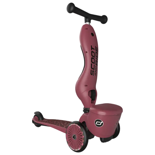 Детский трёхколёсный самокат Scoot and Ride Highway Kick 1 Lifestyle () / Пурпурный photo 2