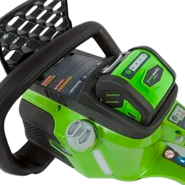 Fierăstrău cu lanţ Greenworks GD40CS40 cu acumulator/ Green photo 3