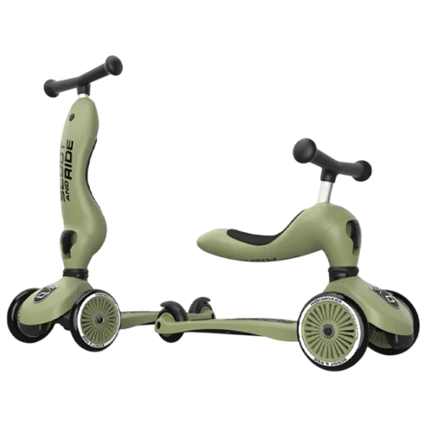 Детский трёхколёсный самокат Scoot and Ride Highway Kick 1 (96068) / Оливковый photo 6
