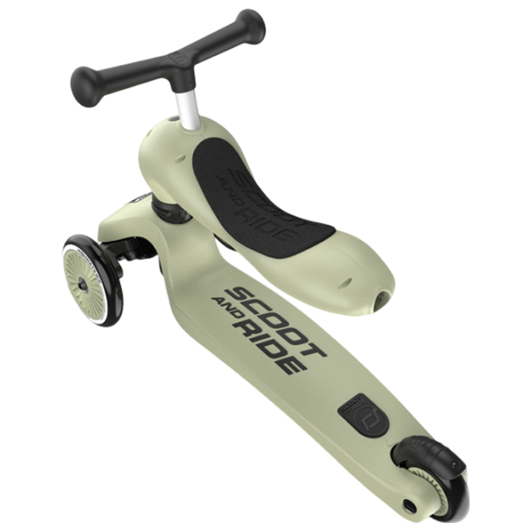 Детский трёхколёсный самокат Scoot and Ride Highway Kick 1 (96068) / Оливковый photo 7