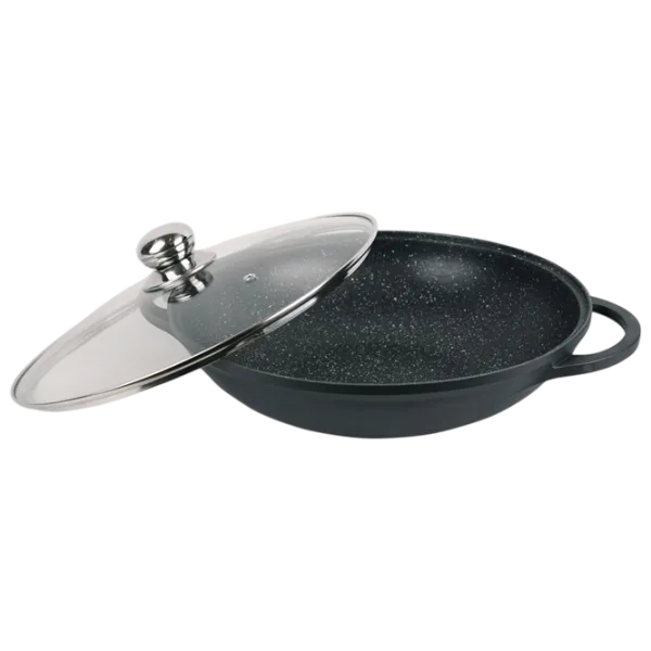 Tigaie Maestro MR-4832 Wok / 32 cm / Black photo 2