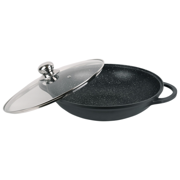 Tigaie Maestro MR-4832 Wok / 32 cm / Black photo 2