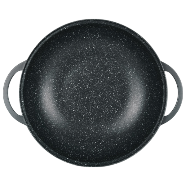 Tigaie Maestro MR-4832 Wok / 32 cm / Black photo 4