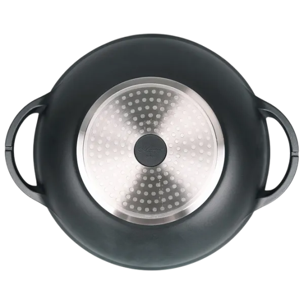 Tigaie Maestro MR-4832 Wok / 32 cm / Black photo 5