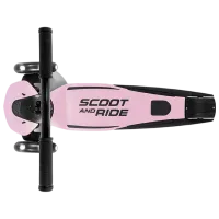 Детский трёхколёсный самокат Scoot and Ride Highway Kick 5 Led () / Роза photo 3