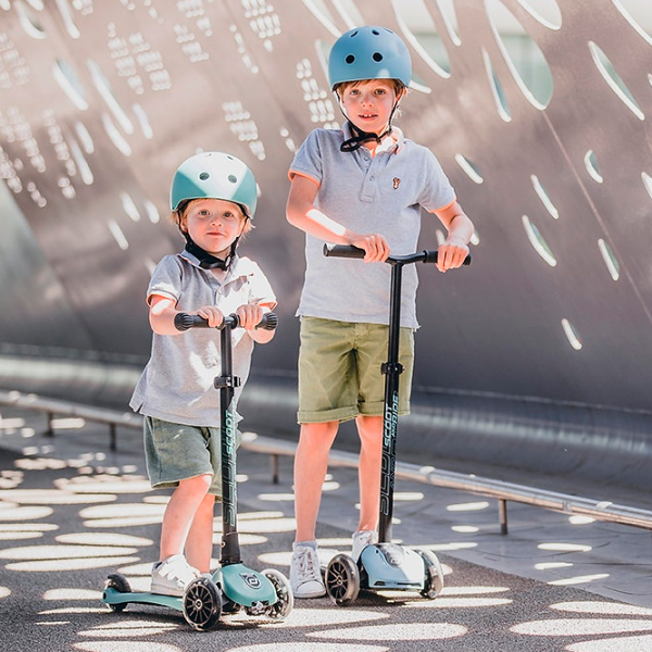 Детский трёхколёсный самокат Scoot and Ride Highway Kick 5 Led () / Роза photo 4
