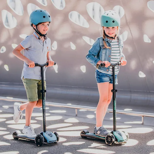 Детский трёхколёсный самокат Scoot and Ride Highway Kick 5 Led () / Роза photo 5