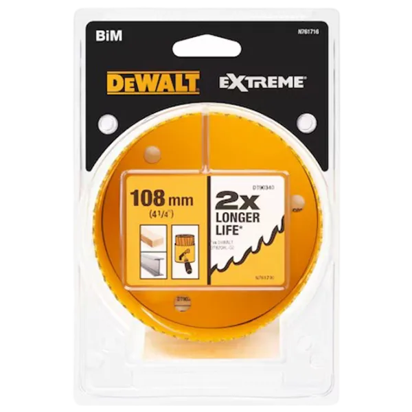 Коронка Dewalt DT90340 Биметалл /  photo 2 Коронка Dewalt DT90340 Биметалл /  photo 2