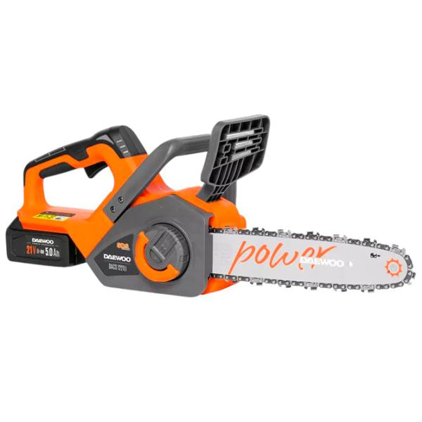 Fierăstrău cu lanţ Daewoo 1221Li SET cu acumulator/ Orange photo 1