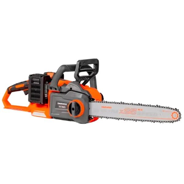 Fierăstrău cu lanţ Daewoo 1642Li SET cu acumulator/ Orange photo 1