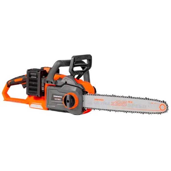Fierăstrău cu lanţ Daewoo 1642Li SET cu acumulator/ Orange photo 1