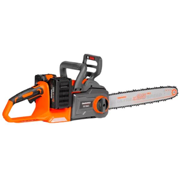 Fierăstrău cu lanţ Daewoo 1642Li SET cu acumulator/ Orange photo 2