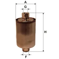 Топливный фильтр Wix Filters WF8182 55 мм photo 2