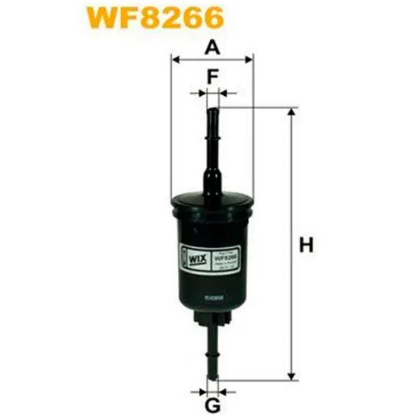 Filtru combustibil Wix Filters WF8266 8 mm photo 2