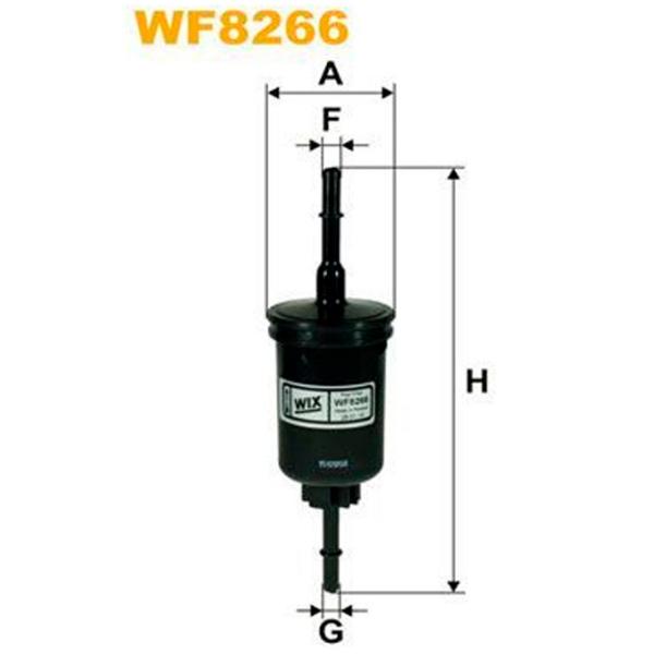 Filtru combustibil Wix Filters WF8266 8 mm photo 2