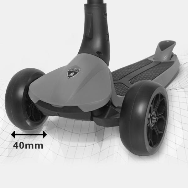 Trotinetă pentru copii cu trei roți Glamvers Lamborghini L3 (189101) 50 kg/ Orange photo 2