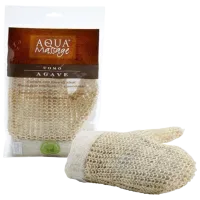 Мочалка Aqua Massage Uomo Agave Рогожка / Бежевый