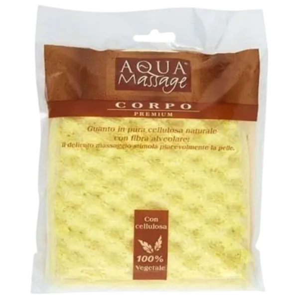 Мочалка Aqua Massage Corpo Premium Рогожка / Желтый photo 1 Мочалка Aqua Massage Corpo Premium Рогожка / Желтый photo 1