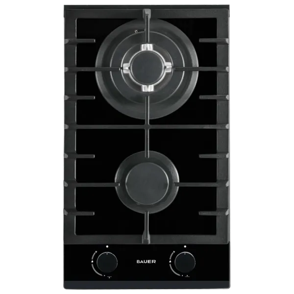 Plită încorporabilă pe gaz Bauer GH-302 BG03 Sticlă călită / Black photo 1