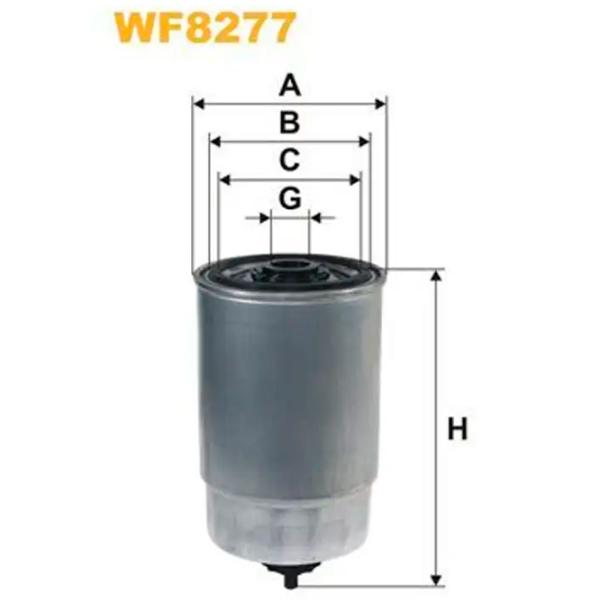 Топливный фильтр Wix Filters WF8277 85 мм photo 4 Топливный фильтр Wix Filters WF8277 85 мм photo 4