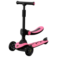 Trotinetă pentru copii cu trei roți Glamvers Lambrghini Trio (189637) 50 kg/ Pink