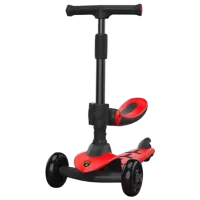 Trotinetă pentru copii cu trei roți Glamvers Lambrghini Trio (189651) 50 kg/ Red
