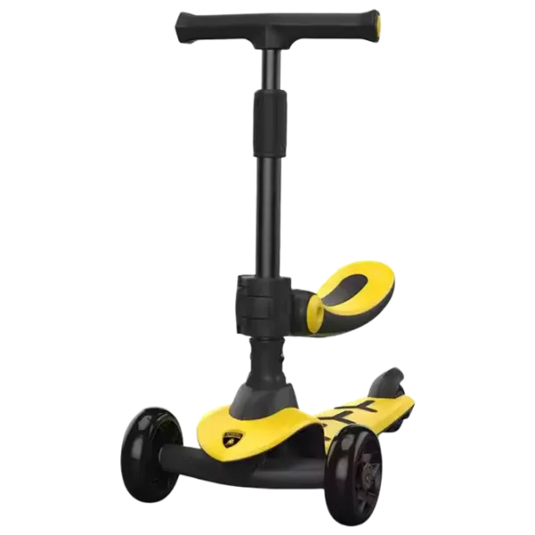 Trotinetă pentru copii cu trei roți Glamvers Lambrghini Trio (189668) 50 kg/ Yellow photo 1