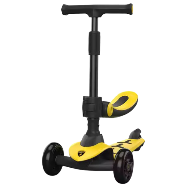 Trotinetă pentru copii cu trei roți Glamvers Lambrghini Trio (189668) 50 kg/ Yellow photo 1