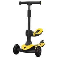 Trotinetă pentru copii cu trei roți Glamvers Lambrghini Trio (189668) 50 kg/ Yellow