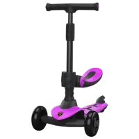 Детский трёхколёсный самокат Glamvers Lambrghini Trio (189644) 50 кг/ Пурпурный