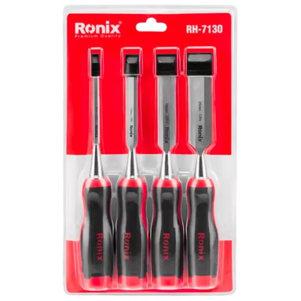 Set dălți Ronix RH-7130  pentru lemn / 6 mm / Plată photo 1 Set dălți Ronix RH-7130  pentru lemn / 6 mm / Plată photo 1