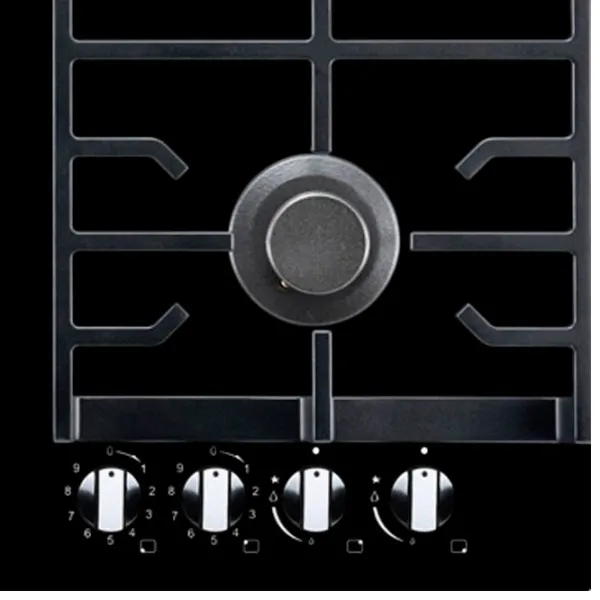 Plită încorporabilă combinată Bauer PRG 6042EG-CC7B Black photo 5