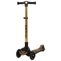 Trotinetă pentru copii cu trei roți Glamvers S6 (189231) 50 kg/ Gold