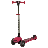 Trotinetă pentru copii cu trei roți Glamvers S6 (189262) 50 kg/ Pink