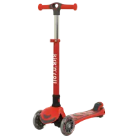 Детский трёхколёсный самокат Glamvers S6 (189279) 50 кг/ Красный